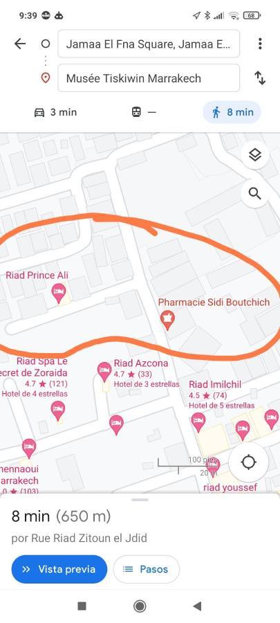 Hostel Sbai Маракеш Екстериор снимка